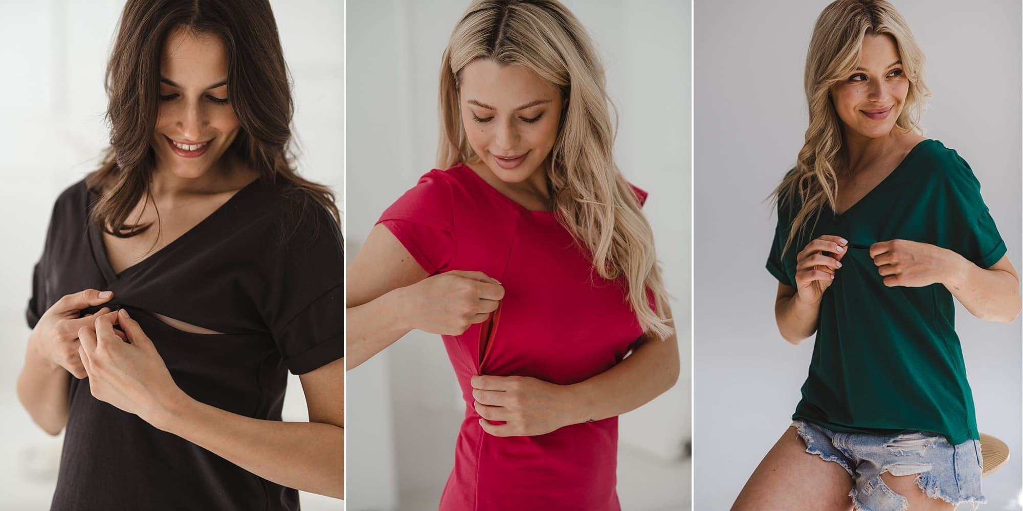 Stylové kojicí oblečení pro pohodlné kojení doma i na cestách